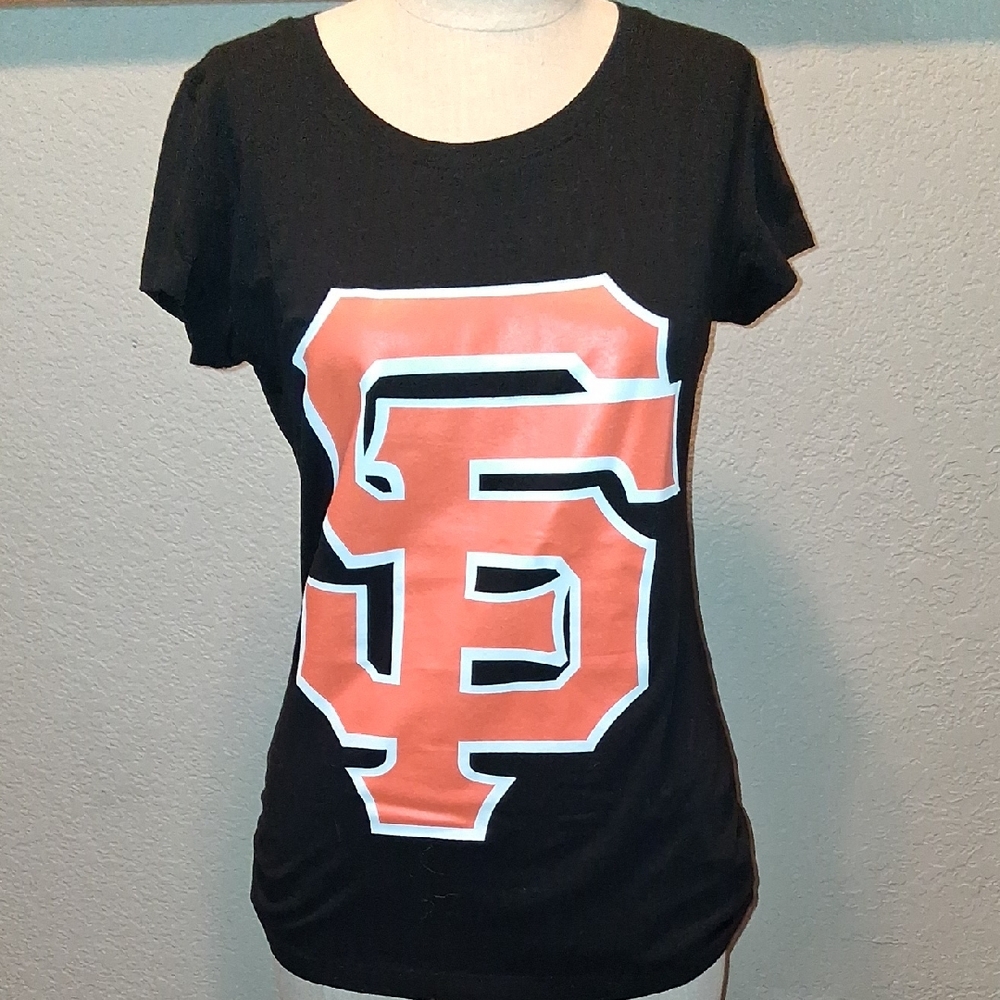 Black and Orange Graphic Women's Top 1XL